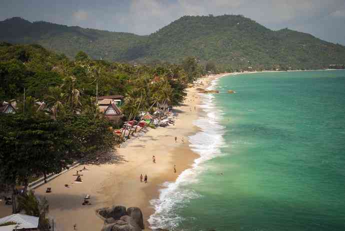 Lamai Beach Southeastern Side of Koh Samui