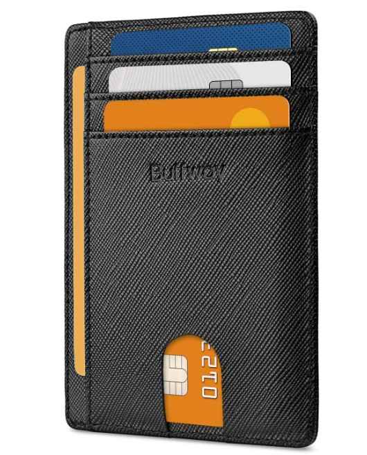 Buffway Slim Minimalist Front Pocket Wallet