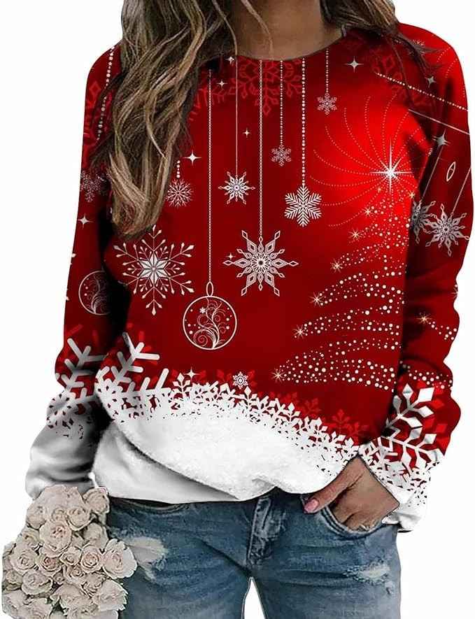 RMXEi Women's Christmas Flannel